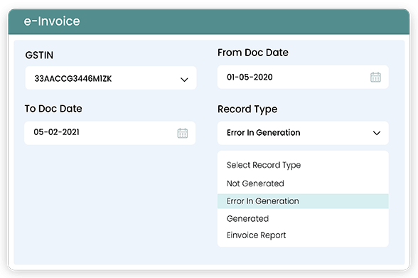 Reports | Best gst e invoicing Software