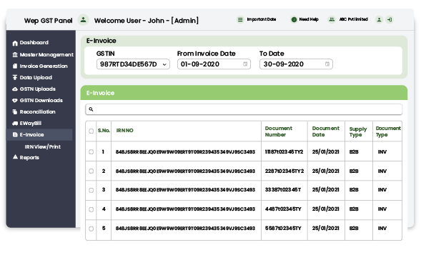 invoice | gst e invoicing Software